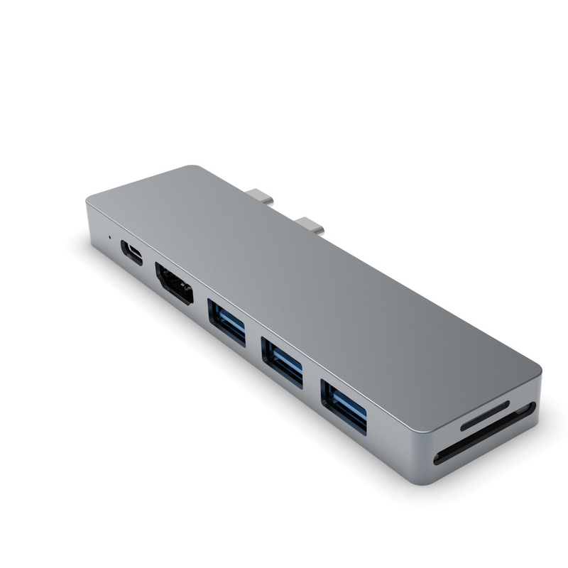 USB-C Hub 7-in-2 Συμβατό με Thunderbolt 3 USB C Port 4K HDMI για Mackbook MacBook Pro