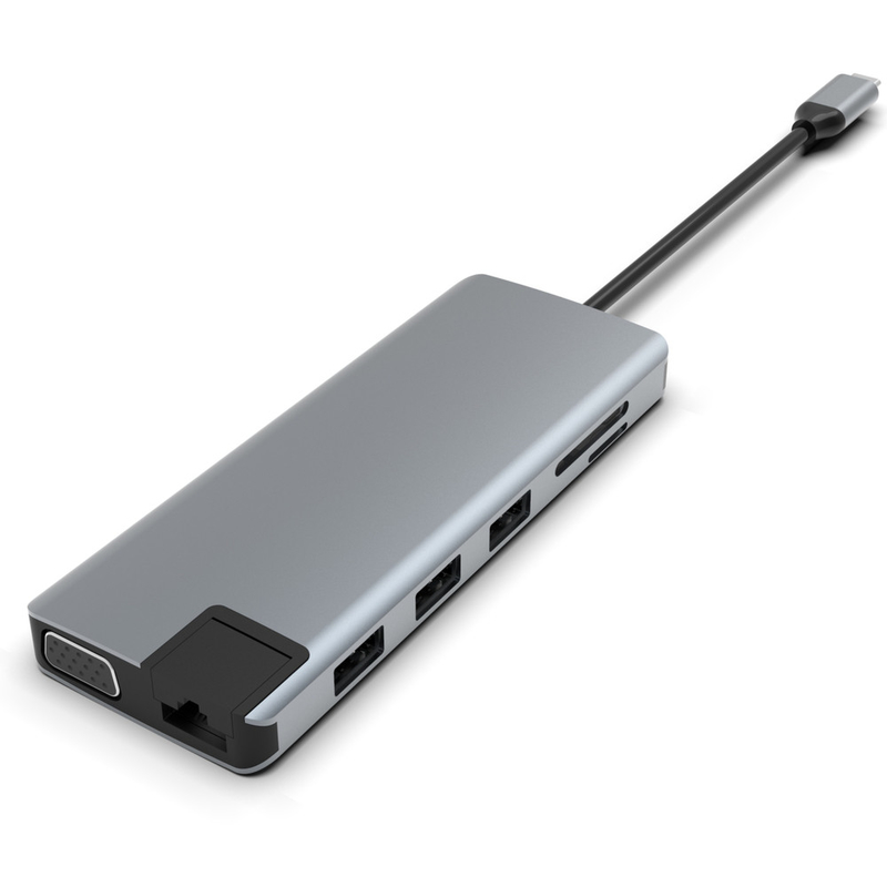 Εναλλακτικός προσαρμογός οθόνης USB-C USB-C Docking Station 3 Οθόνες USB-C Hub Λάπτοπ Πολλαπλόπορτο Adapter Dock Dongle