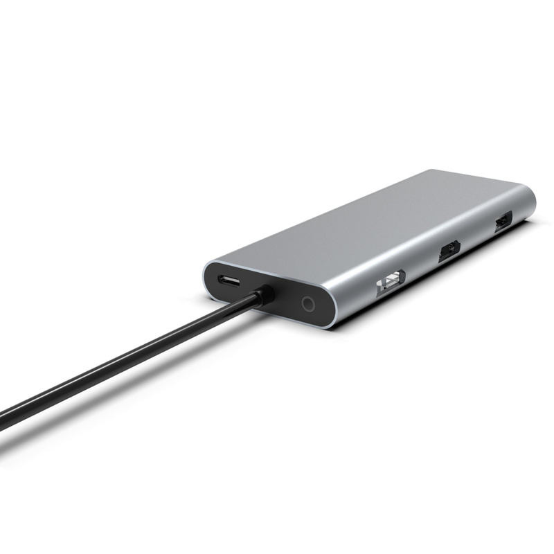 9 σε 1 100W USB C Hub 4k 60hz Hdmi Card Reader PD USB 3.0/2.0 Gigabit Ethernet USB C Dock