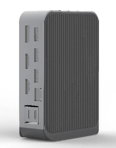 16-In-1 Thunderbolt Displaylink Dock USB Docking Station Δύο οθόνες για MacBook και Windows