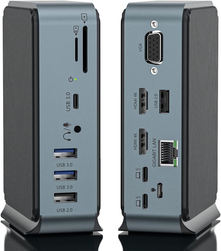 Hdmi σε USB C Docking Station 100w Μεγιστοποιήστε το δυναμικό εργασίας με τον τύπο C Pd2.0