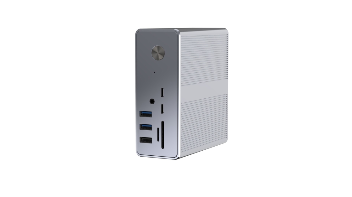 15-In-1 Displayport USB Docking Station Διπλό USB C 4K για για MacBook & Windows