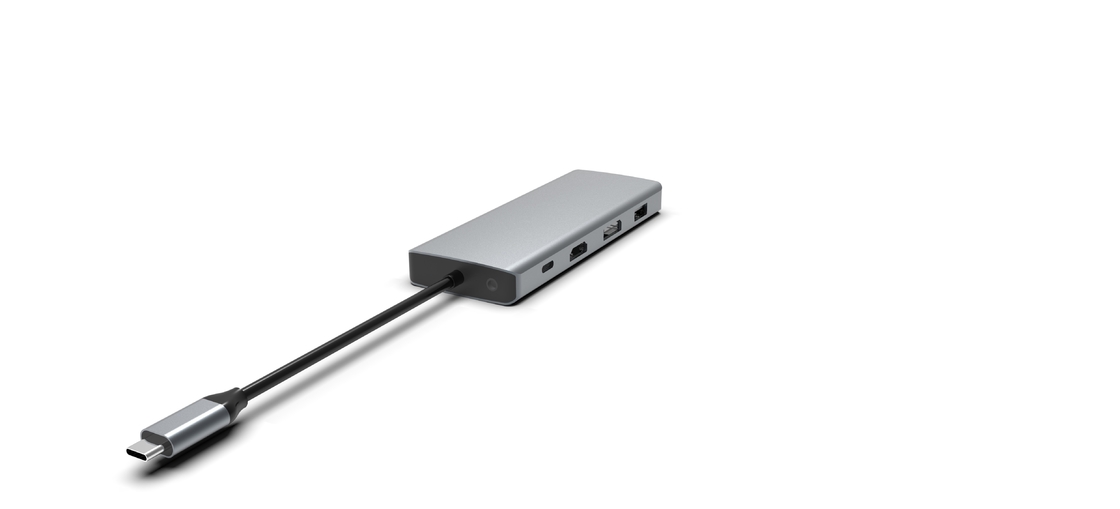 USB C Hub Docking Station Για φορητούς υπολογιστές MacBook USB C για διπλές οθόνες HDMI Για Windows USB C Hub Adapter