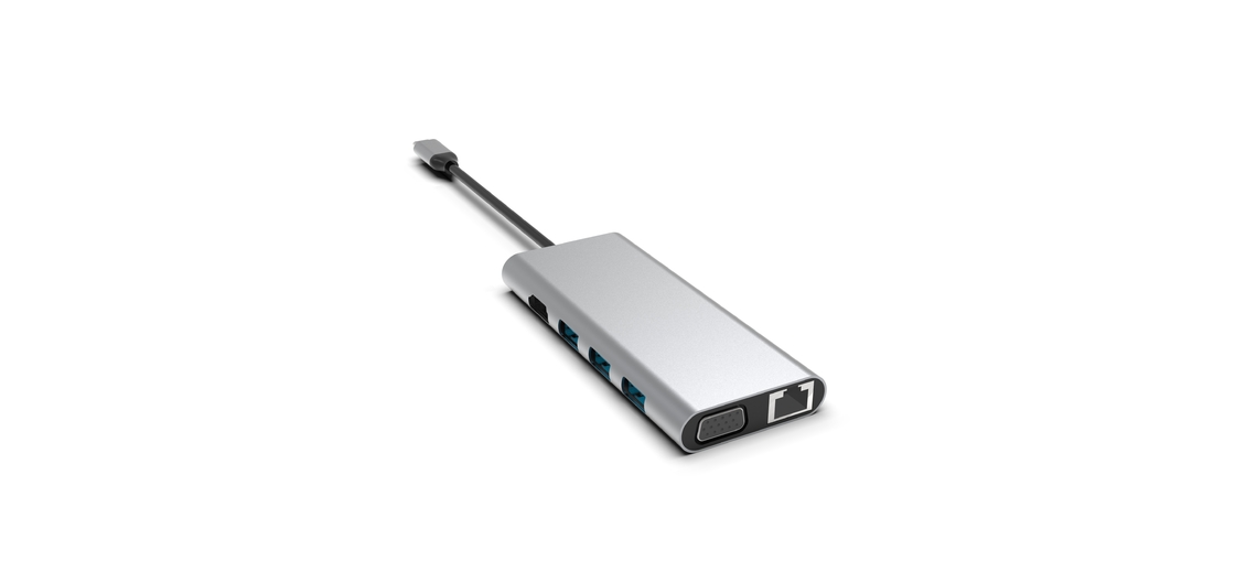 Macbook Usb A Αναπροσαρμοστής για Macbook Air 5 σε 1 Πολλαπλές θύρες 4K Usb Τύπος C Slim 3.0