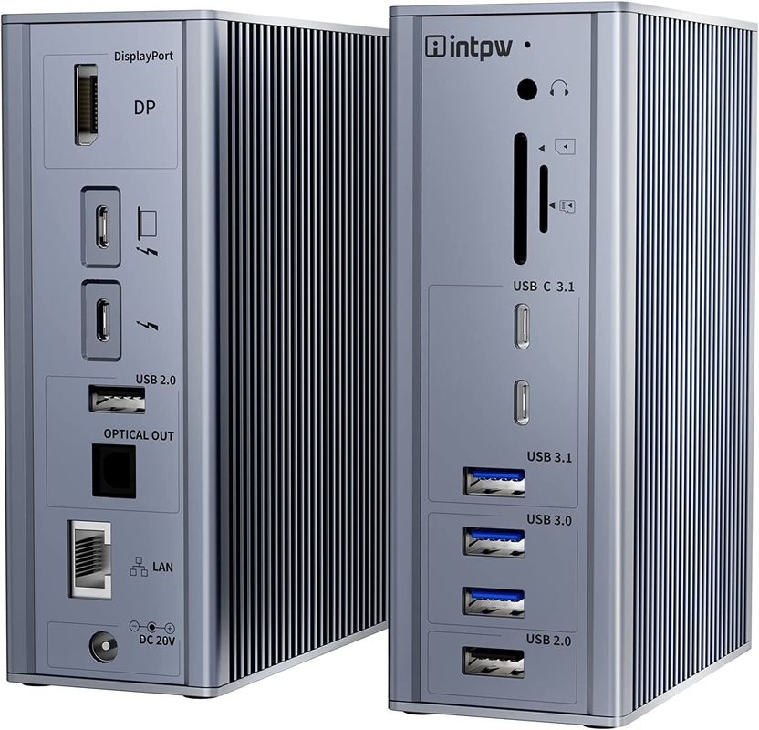 16 σε 1 USB C Thunderbolt 3 Docking Station για Macbook PC Λάπτοπ