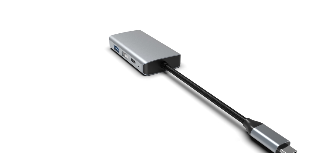 Όλο σε ένα σκληρό δίσκο 4 σε 1 USB C 4 σε 1 Multiport Adapter Hub επέκταση Laptop Docking Station Τύπος C σε HDMI USB 3.0 PD