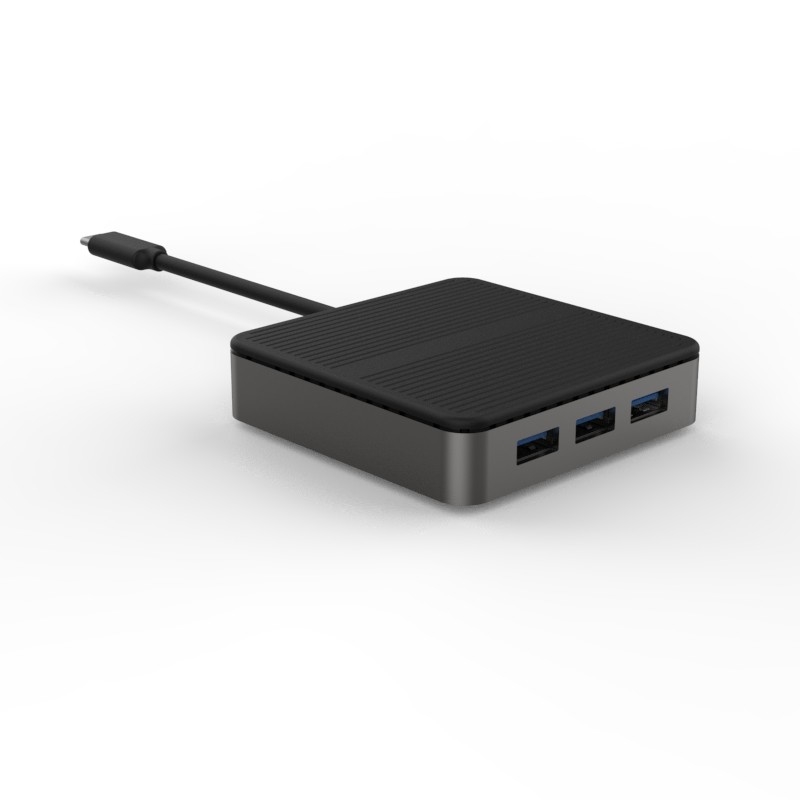Τύπος C Square 9 σε 1 USB C HUB HD 4K Τύπος C Docks RJ45 PD 100W 3xUSB 3.0 Docking Sta