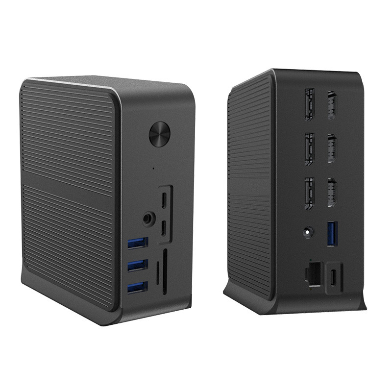 HDMI 4k 60hz Thunderbolt 3 Monitor Gigabit Ethernet Card Reader και συνδυασμός ήχου