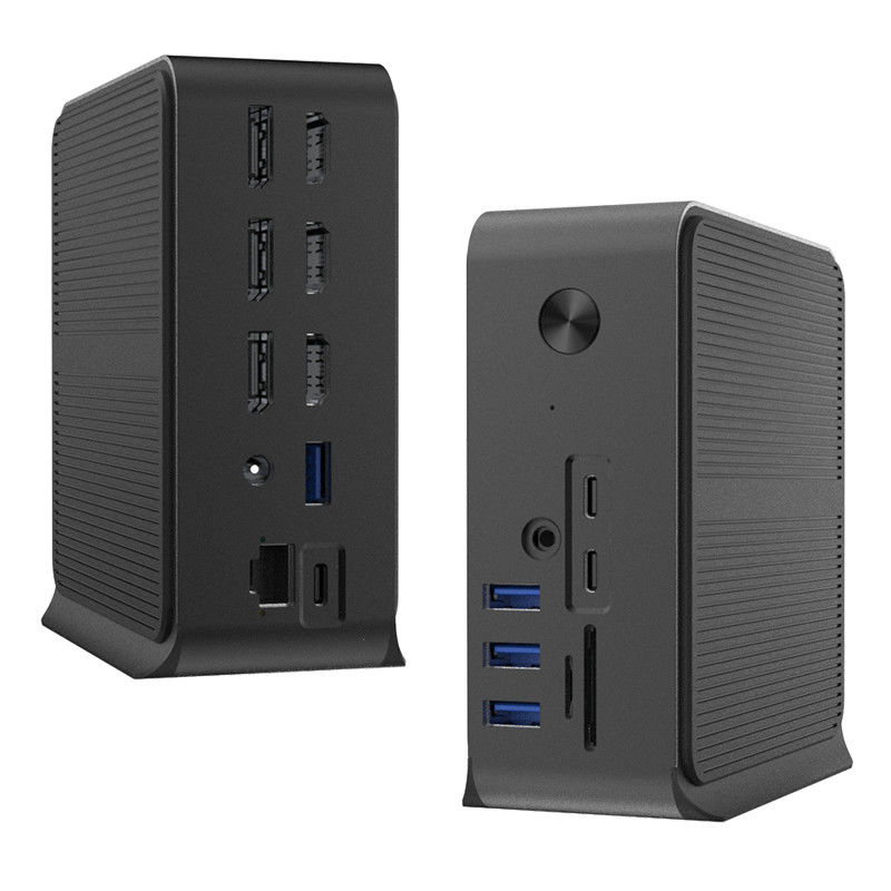 12 σε 1 USB C HUB Docking Station με πολλαπλές θύρες USB C USB Type C 4K RJ45 VGA USB Hubs Adapter