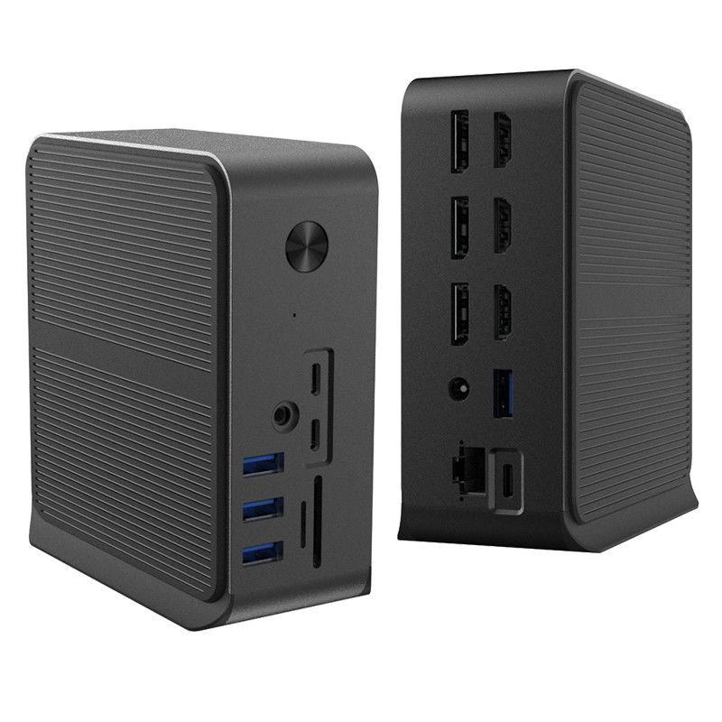 12 σε 1 USB C HUB Docking Station με πολλαπλές θύρες USB C USB Type C 4K RJ45 VGA USB Hubs Adapter