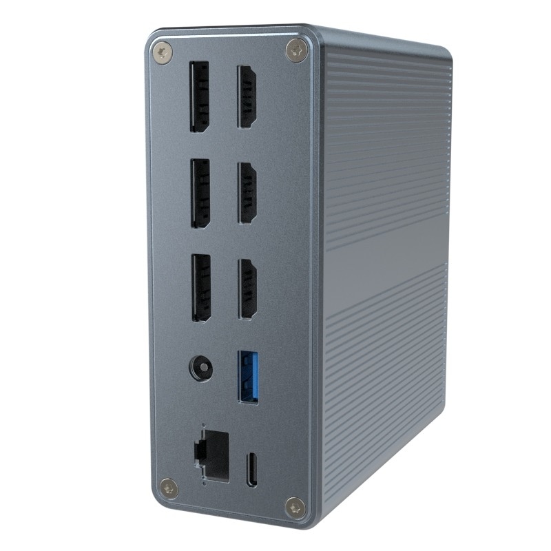 18 σε 1 Thunderbolt 3 Δύο οθόνες Docking Station Hdmi Mac Για USB C Laptop Docking Station Παγκόσμιο