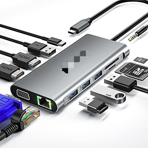10/100/1000 Mbps Ethernet USB C προσαρμογός συμβατός με Windows/ MacOS/ Android/ Linux Μέχρι 10Gbps ταχύτητα μεταφοράς δεδομένων