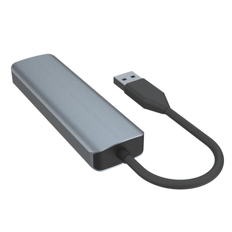 Όλα σε ένα USB A Hub Πολλαπλά USB 3.0 Hub Αδύναμη μεταφορά δεδομένων 5Gbps Υποστήριξη ρεύματος Mac