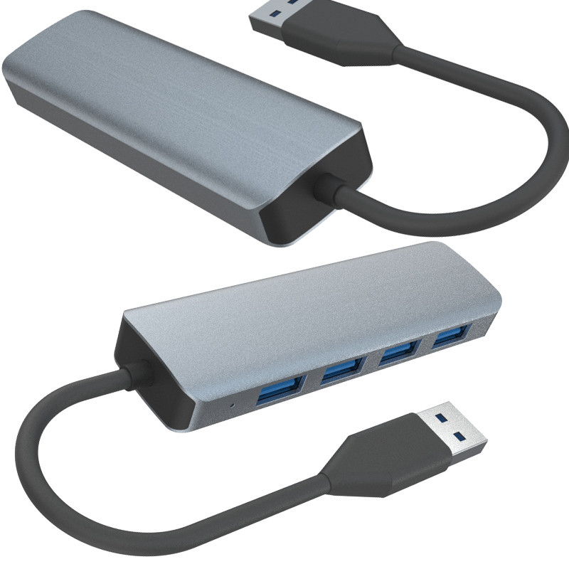 Όλα σε ένα USB A Hub Πολλαπλά USB 3.0 Hub Αδύναμη μεταφορά δεδομένων 5Gbps Υποστήριξη ρεύματος Mac