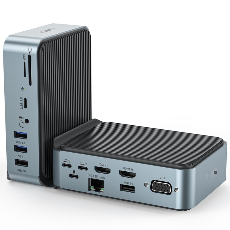 Κέντρο φόρτισης Gigabit Ethernet Usb Type C Docking Station με ανάλυση HDMI 4K για Macbook