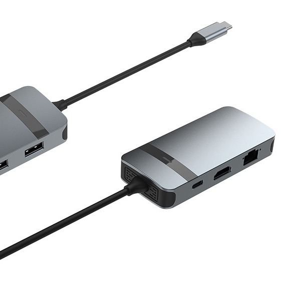 4 IN 1HDMI USB UP Usb C προσαρμογός για φορητή ενέργεια βελτιωμένη ηχητική σύνδεση
