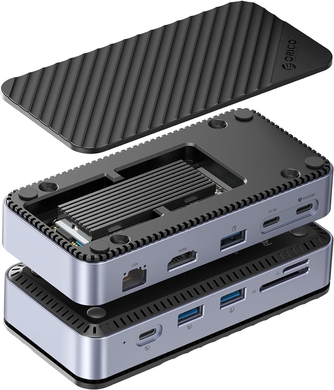 Δείκτης σύνδεσης USB 3.0 Περιφράγματος σταθμού υποστήριξης NVMe NGFF SSD Windows Mac Chrome OS