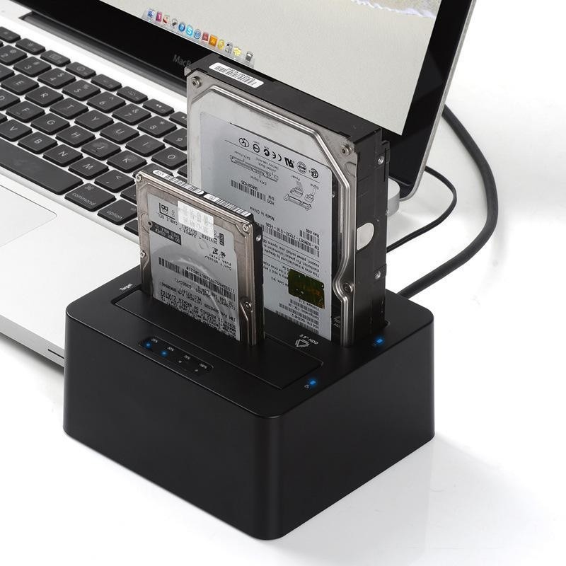 6Gbps SATA I/II/III Εξωτερικός διπλασιαστής σκληρού δίσκου HDD και κλωνοποιητής με μεμονωμένους τρόπους κλωνοποίησης ολόκληρου του δίσκου