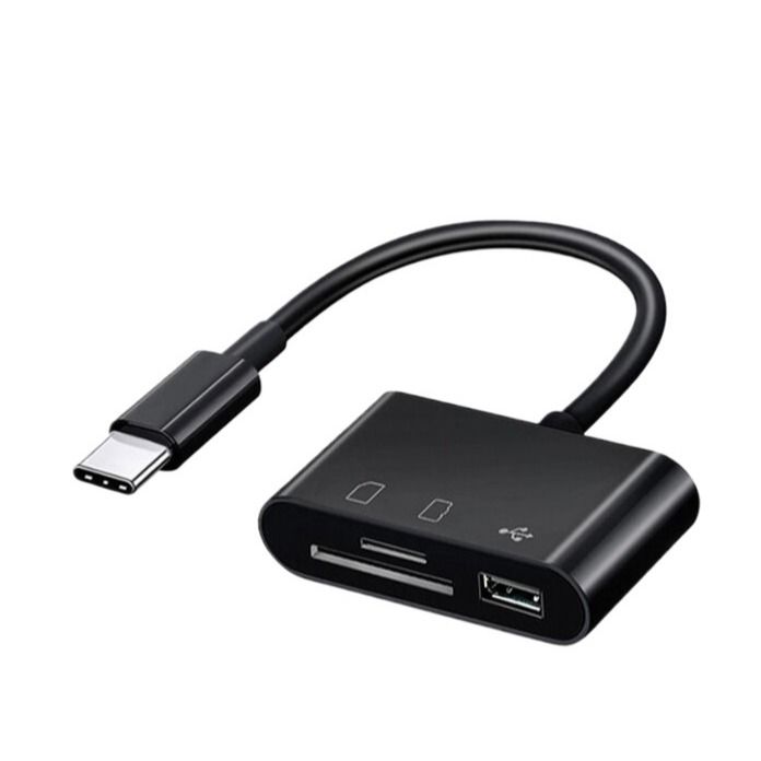 Διαβάτης κάρτας SD με Macbook USB C Διαβάτης κάρτας SD Αναπροσαρμοστής κάρτας μνήμης Διαβάτης κάρτας μνήμης με SD MicroSD USB 3 θύρα Για iPhone