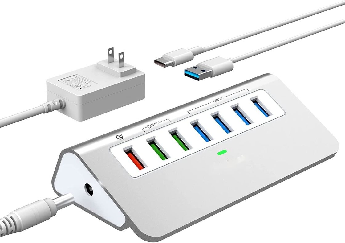 Διορθωτής USB τύπου C προς Ethernet με 14 θύρες USB 1000 Mbit/s Gigabit RJ45 LAN Hub