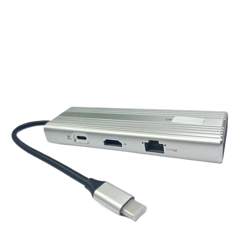 5 θύρες 5 σε 1 USB C Hub Docking Station USB-C προς HDMI USB A 3.0 PD 100W