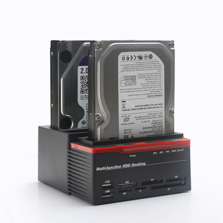 ΝΒΜΕ M.2 Duplicator Dual-Bay Offline Clone USB C προς ΝΒΜΕ Docking Station Για M2 SSD M Κλειδί σκληρών δίσκων