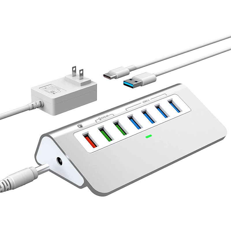 Ταχύτητα μεταφοράς δεδομένων έως 10/5Gbps USB-C Connector Hub με πιστοποίηση CE
