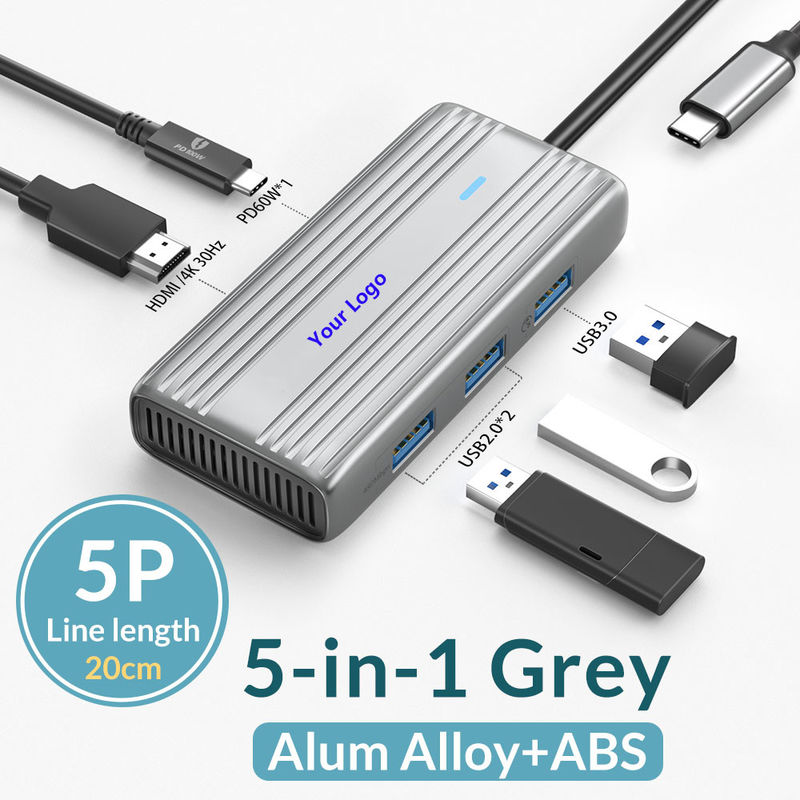 USB 3.1 10 σε 1 Type-C Multiport Docking Station Hub με Gigabit Ethernet και 4K HD HDMI