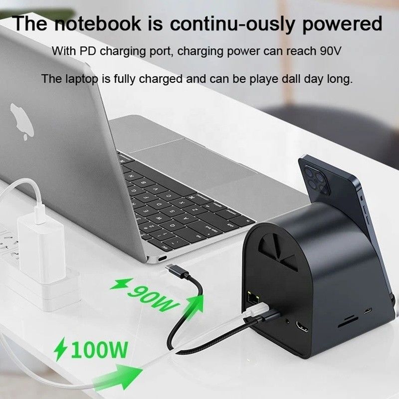 USB 3.1 10 σε 1 Type-C Multiport Docking Station Hub με Gigabit Ethernet και 4K HD HDMI