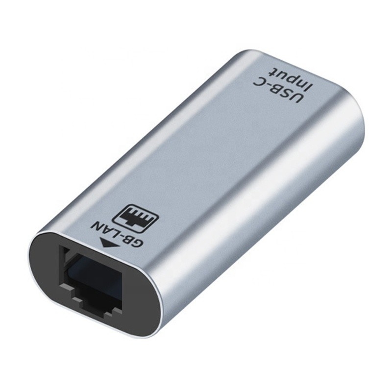 Διάτακτη θύρας USB C από θηλυκή σε θύρα Ethernet 10/100/1000 Mbps Ταχύτητα για γρήγορη σύνδεση δικτύου