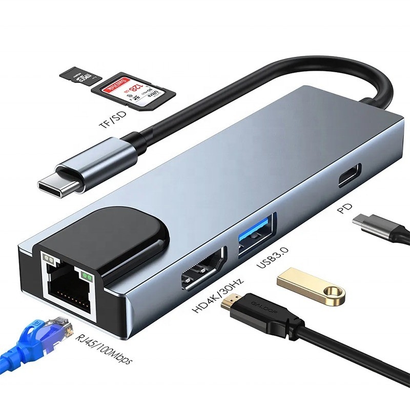 Άσπρος σταθμός ασύρματης σύνδεσης USB C PD για λειτουργία φόρτισης φορητών υπολογιστών