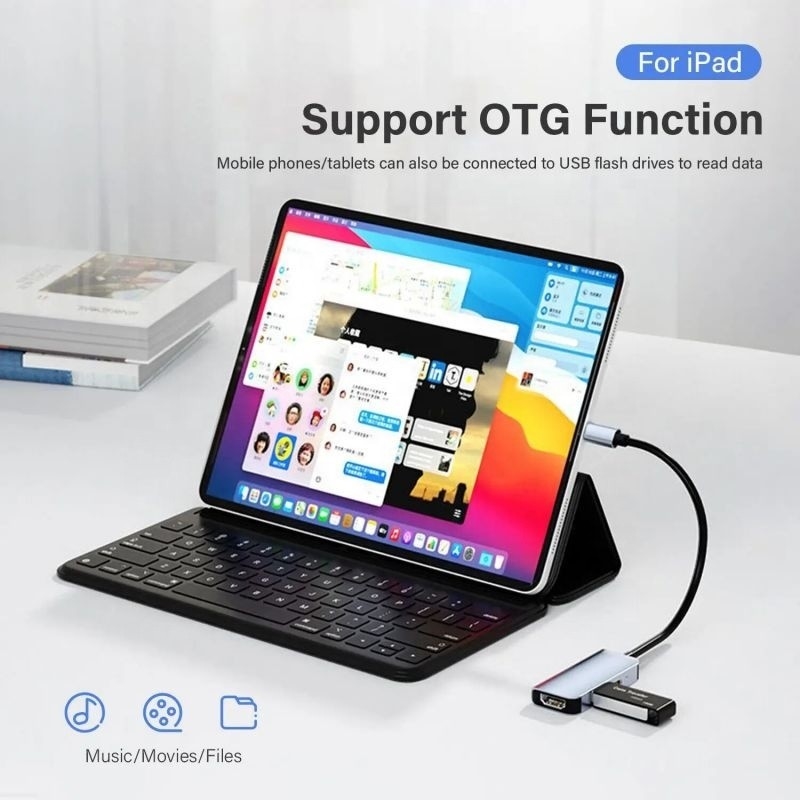 USB 3.1/USB Type-C Hub Adapter Docking Station με 4K HDMI USB3.0 USB 3.0 Type C PD