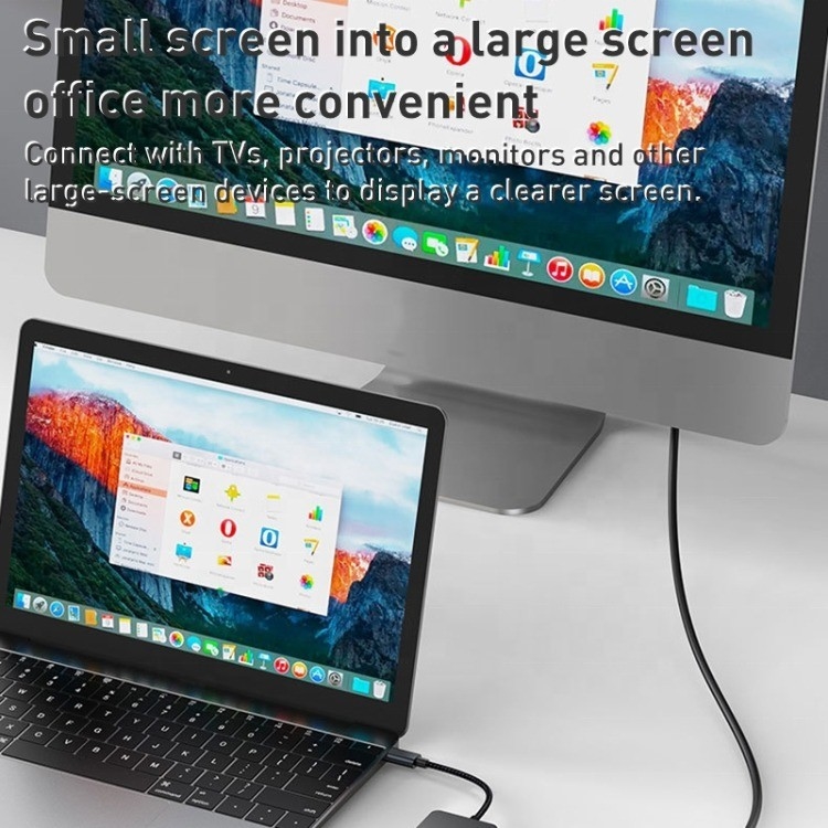 8-In-1 Multiport Adapter USB-C Hub με HDMI 3 USB3.0 RJ45 και PD έξοδος 5-8 θύρες