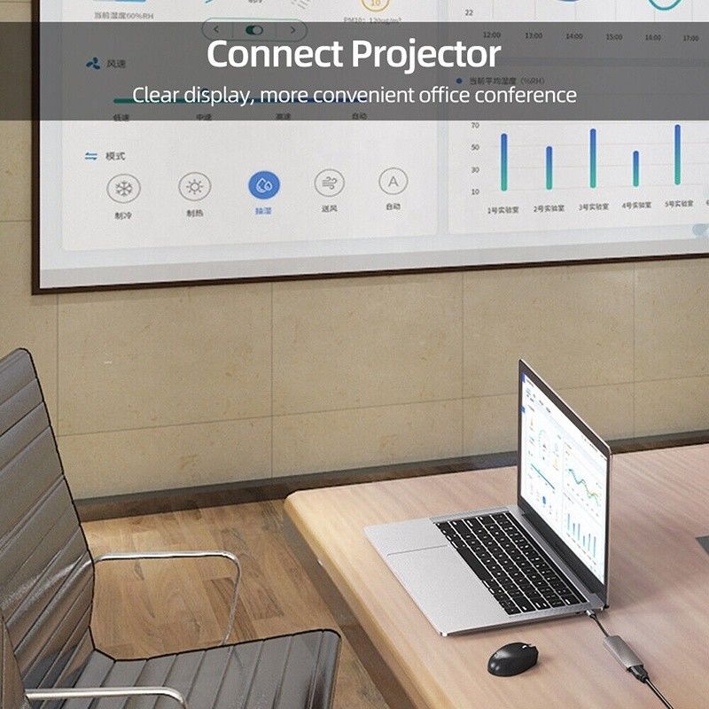 Προσαρμοσμένο 6-In-1 USB C Type-C Hub για 4K HDMI και USB 3.0 για Macbook OEM / ODM