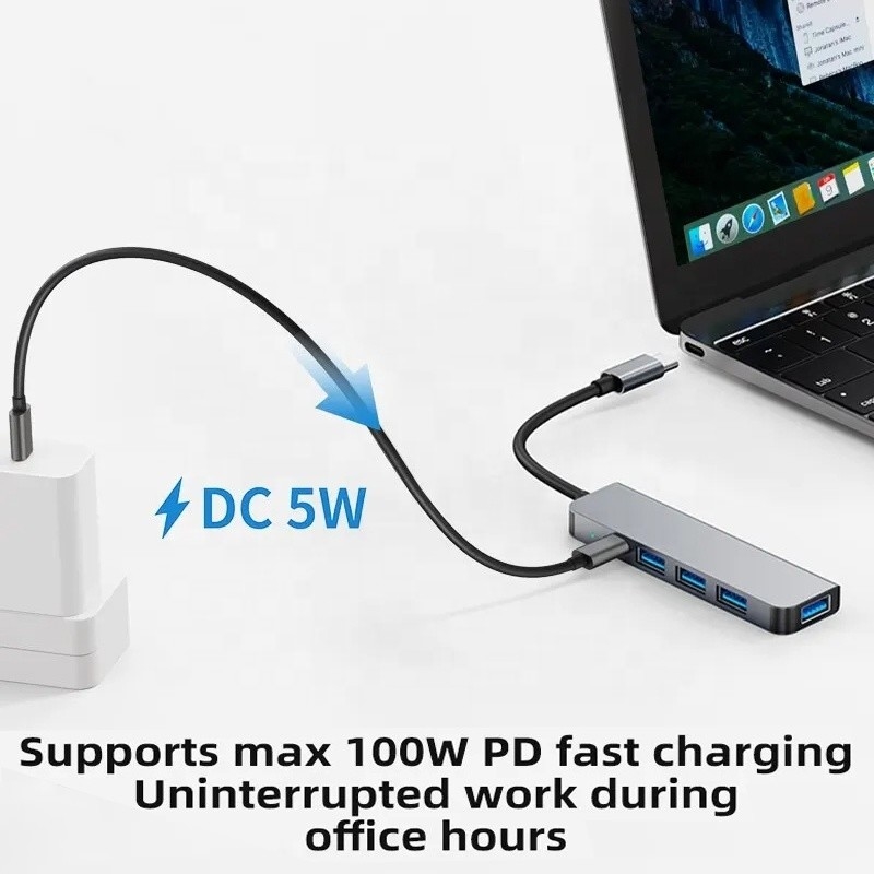 9-In-1 USB C Type C Adapter Hub με φόρτιση 100W PD και έξοδο USB3.0 3*USB2.0