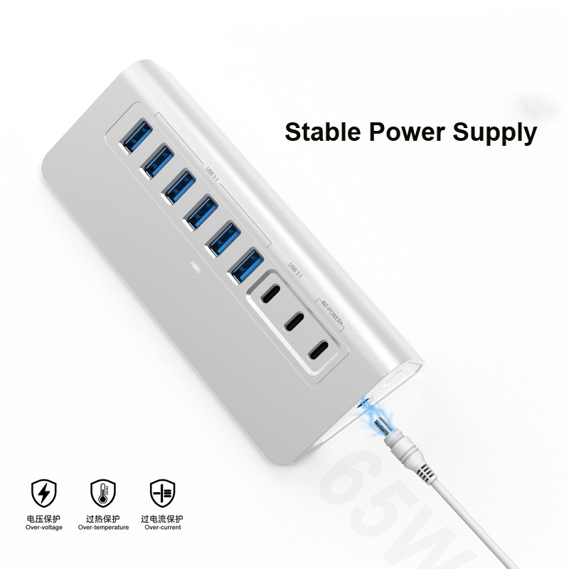 USB C τύπου-C προς RJ45 Ethernet Gigabit Lan Adapter για φορητούς υπολογιστές σε μεγάλη ζήτηση