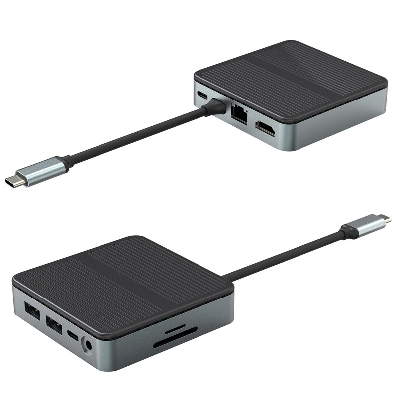 9 σε 1 ταχεία μεταφορά δεδομένων USB 3.0 Port Hub Type C Port To HDMI Adapter