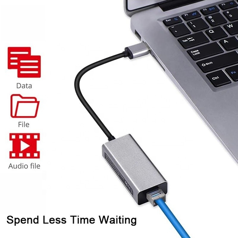 2500Mbps Super Speed 2.5G USB 3.0 Network Card Adapter με 2.5G Gigabit Ethernet