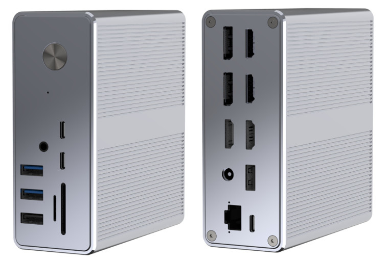 Παροχή ισχύος έως 120W USB-C Hub Docking Station WithmicroSD3.0 Card Reader με απόδοση