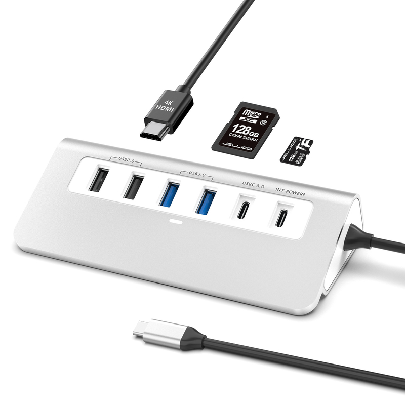 P9 USB C Hub 9 σε 1 θύρες USB-C Docking Station και εύκολη σύνδεση Plug And Play