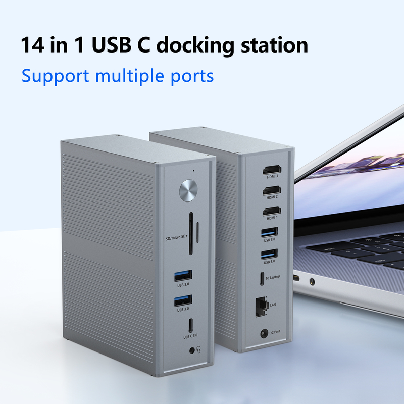 Υδροδότης Subosen USB-C PD 100W USB-C Docking Station για γρήγορη και ομαλή συμβατότητα συσκευών