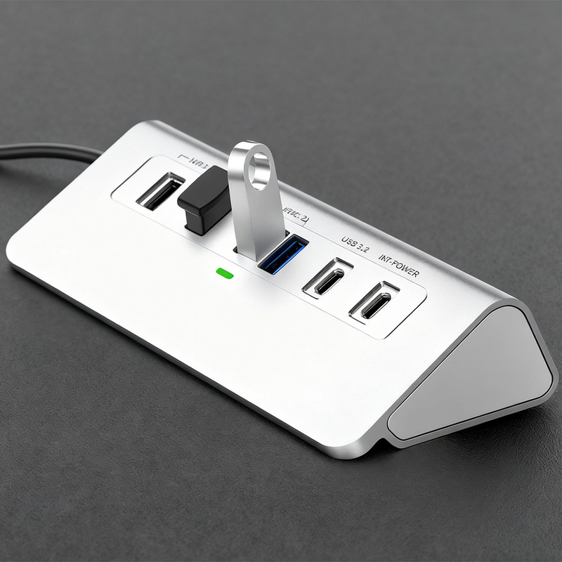 Κέντρο USB C με έξοδο HDMI 4K Υψηλής Ανάλυσης με έξοδο HDMI 4K για οθόνη υψηλής ανάλυσης και ροή βίντεο