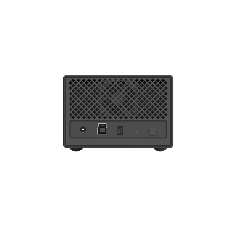 4 Bay Aircraft-grade Aluminum Alloy RAID HDD Enclosure με Hardware RAID 6 Modes και διπλή συστοιχία αποθήκευσης 10Gbps τύπου C DAS