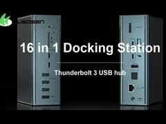 5 σε 1 Άλουμινίου USB τύπου C Hub με πολλαπλές θύρες 5Gbps Ταχύτητα μεταφοράς δεδομένων 3,5mm Audio Jack