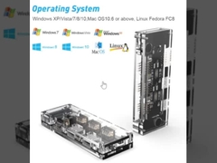 11-in-1 USB-C Hub με διπλό HDMI USB 3.0 Ethernet 3.5mm Audio για φορητό υπολογιστή Macbook