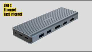 USB C Hub Ethernet Επιταχύνετε τον φορητό σας υπολογιστή